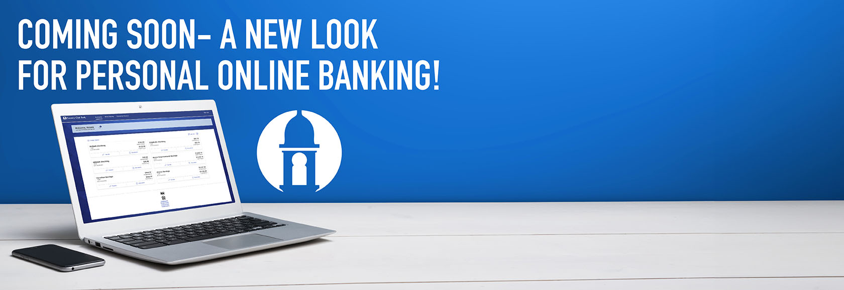 A new look for personal online banking banner image