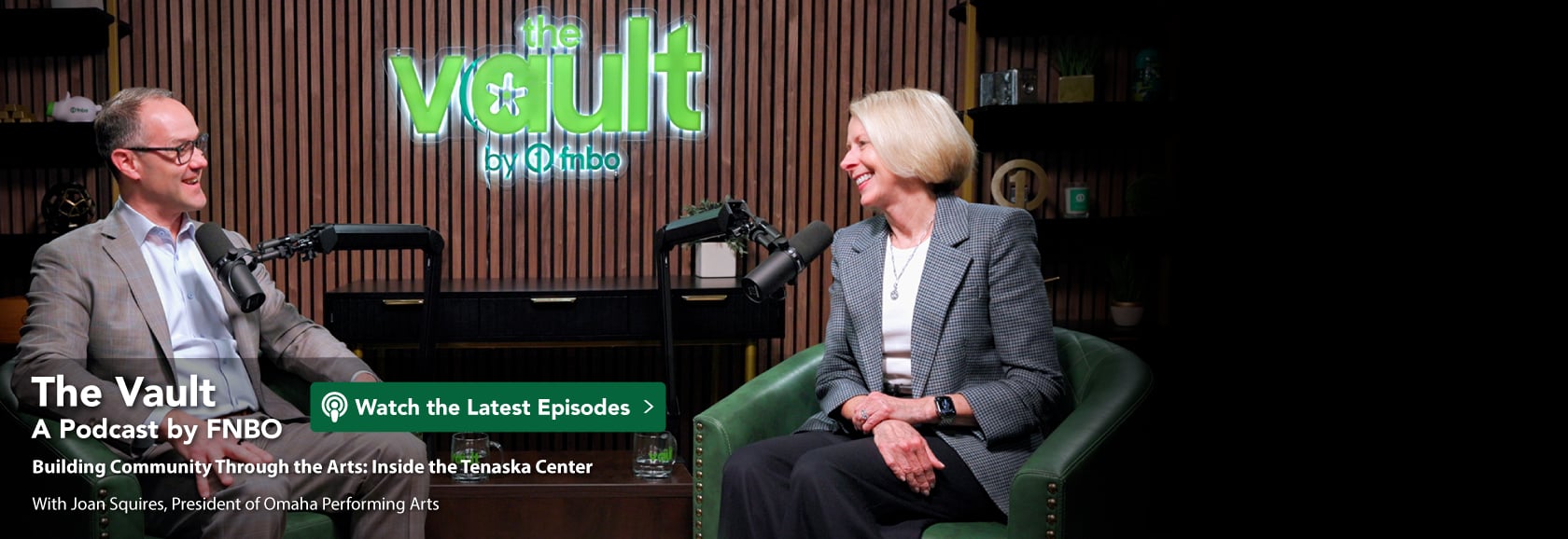 The Vault podcast banner