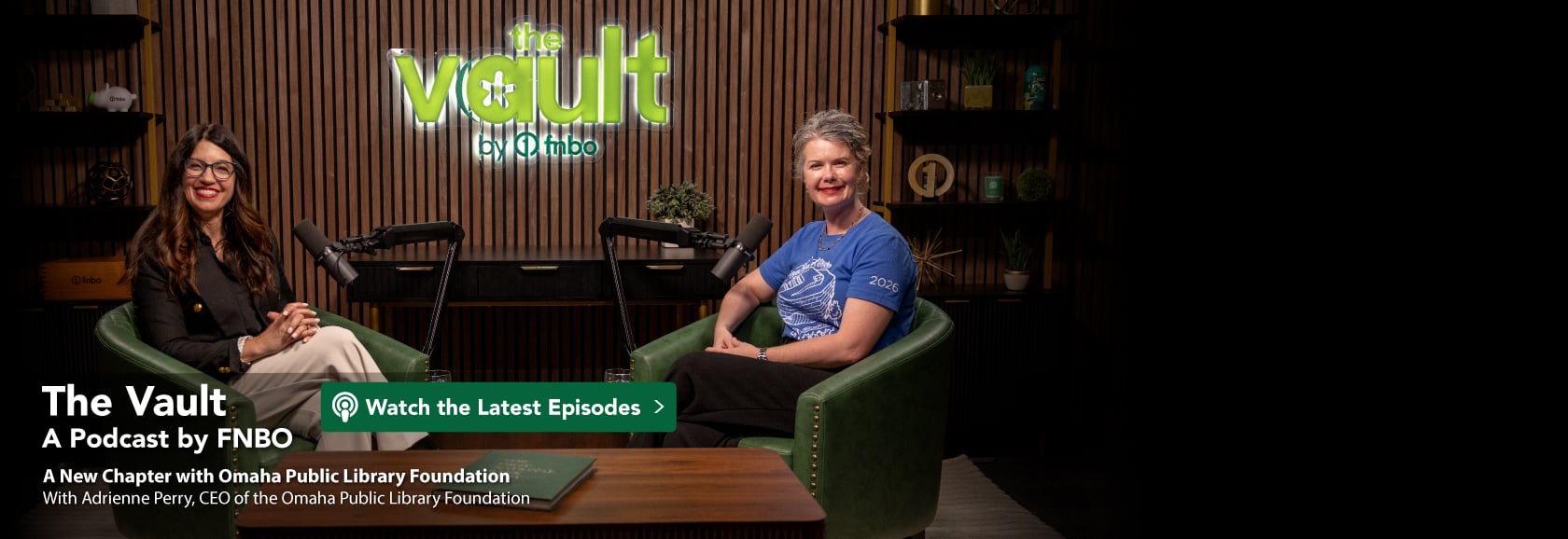 The Vault podcast- Adrienne Perry banner image
