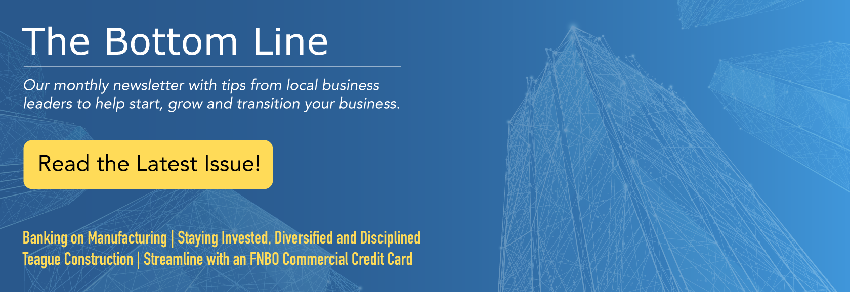 The Bottom Line banner image