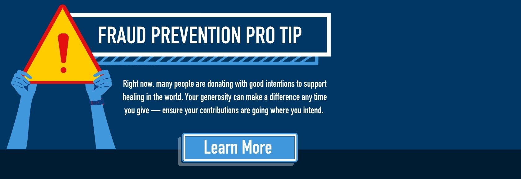 Fraud Prevention Tips to avoid charitable giving scams