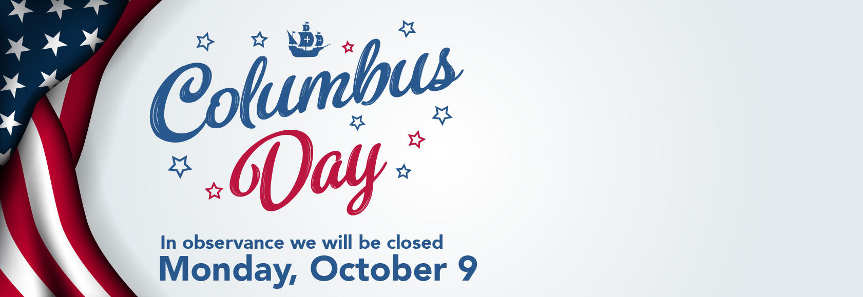 Columbus Day banner image