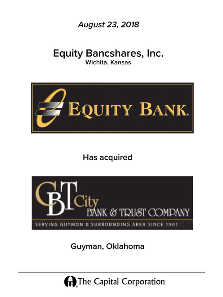 Equity Bancshares, Inc transaction