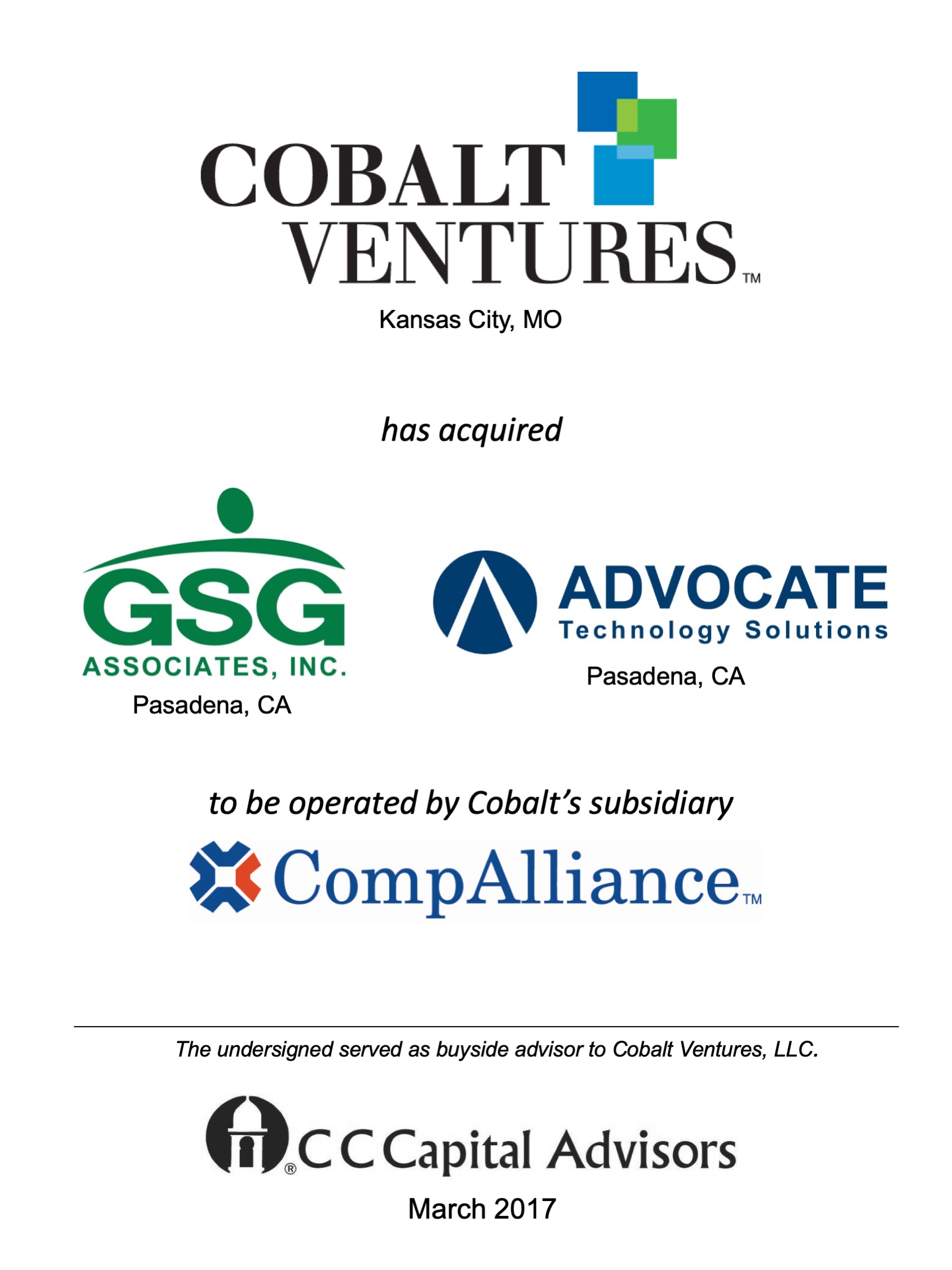 Colbalt Ventures transaction