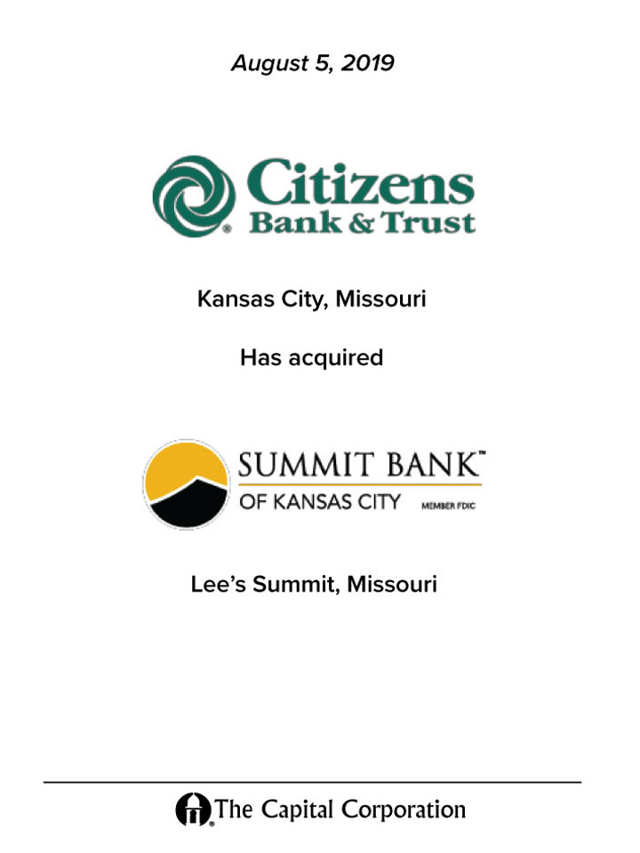 Citizens Bank and Trust transaction