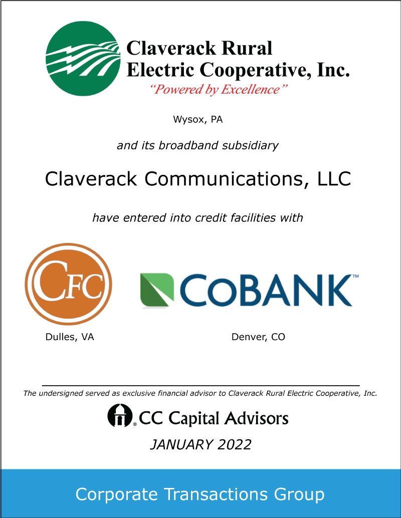 Claverack, CFC, CoBank Transaction transaction