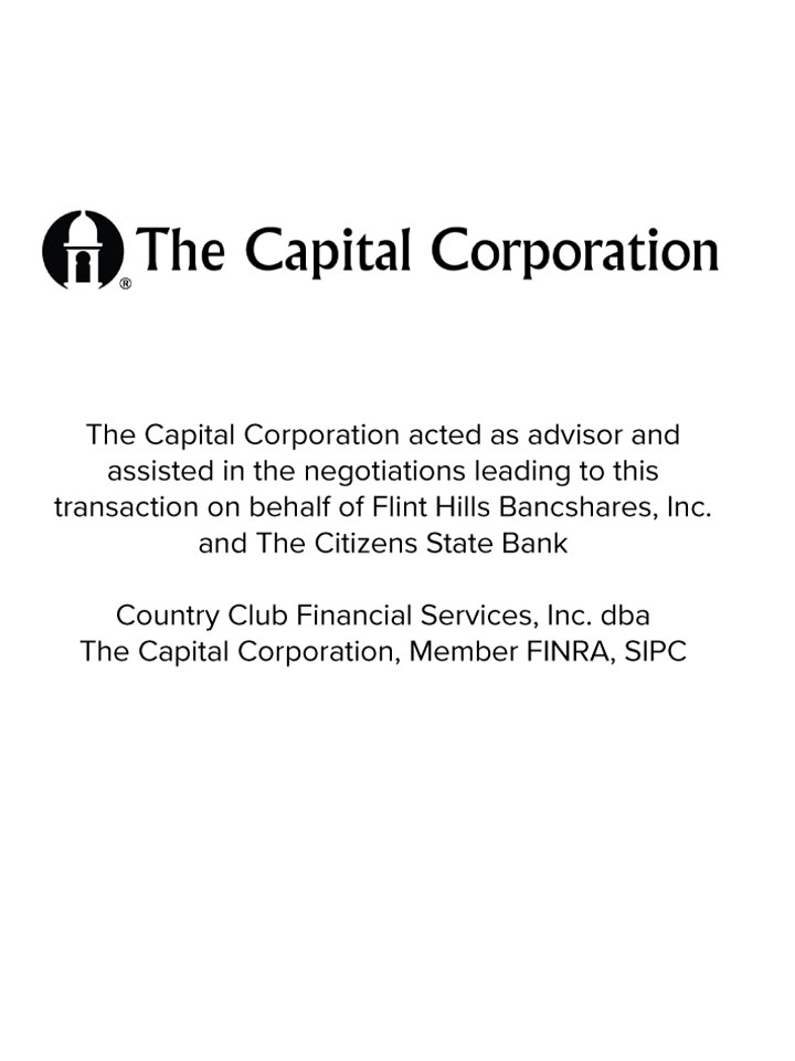Flint Hills, Citizens and Olpe State Bank transaction