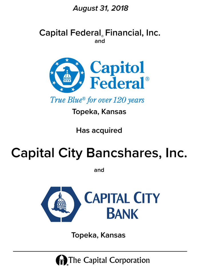 Capital Federal Financial, Inc. transaction