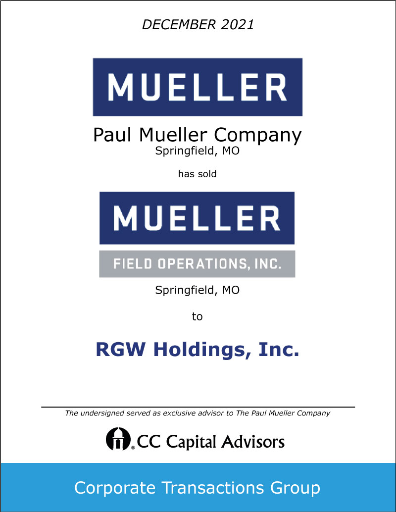 Mueller/RGW Transaction transaction