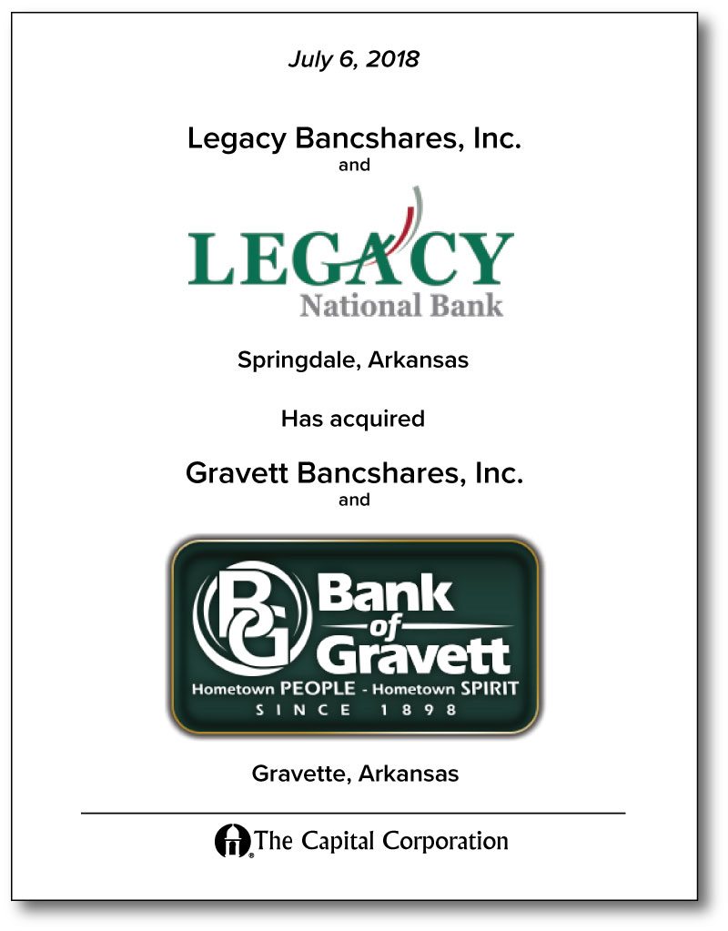 Legacy Bancshares, Inc.